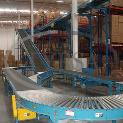 Bandas Transportadoras de Rodillos Flexibles